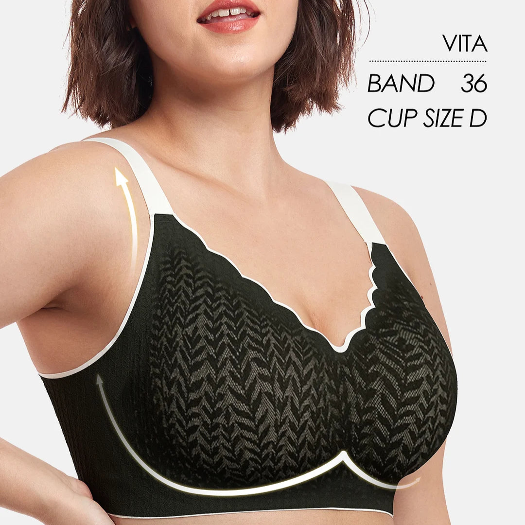 Berta® Two-Tone Lace Bra