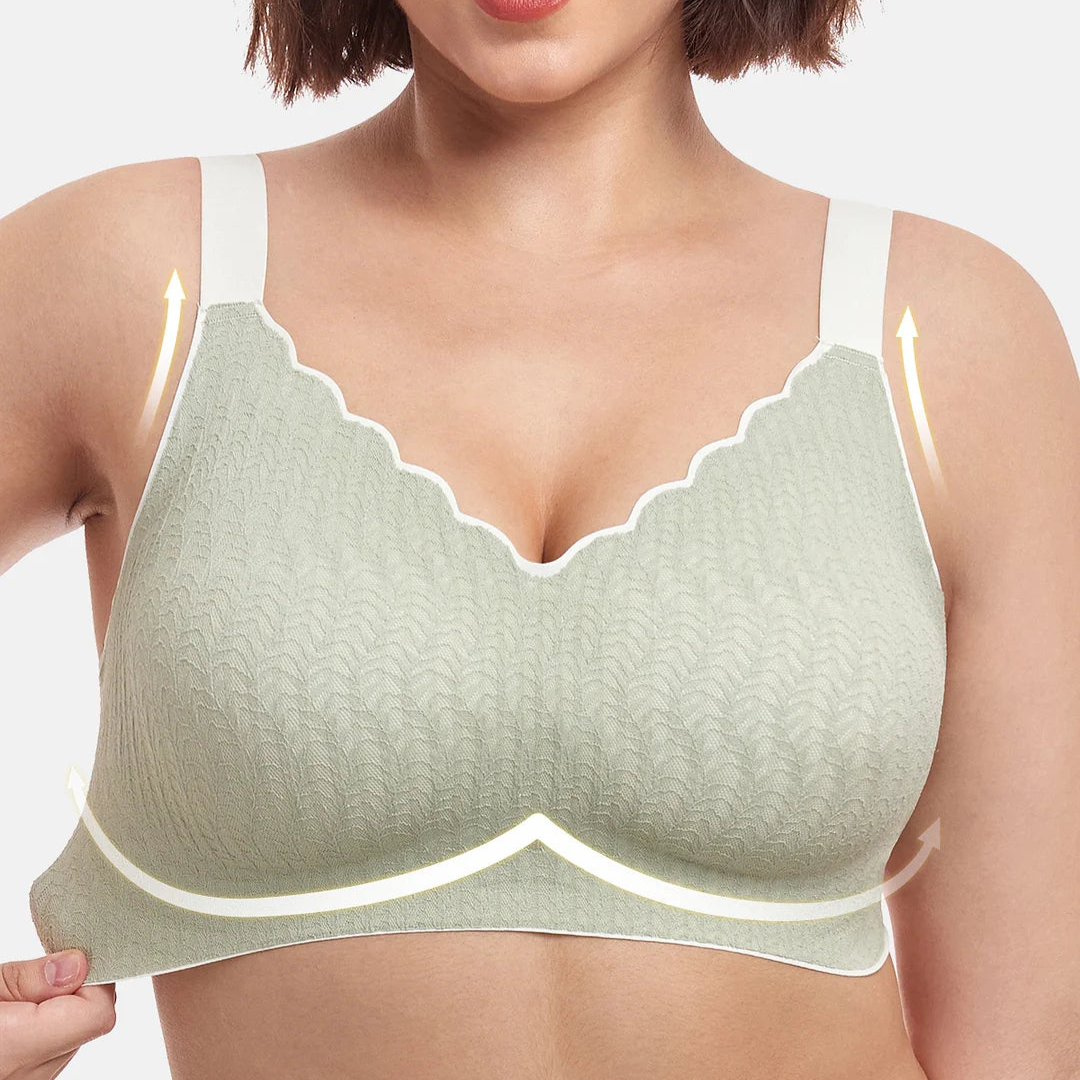 Berta® Two-Tone Lace Bra