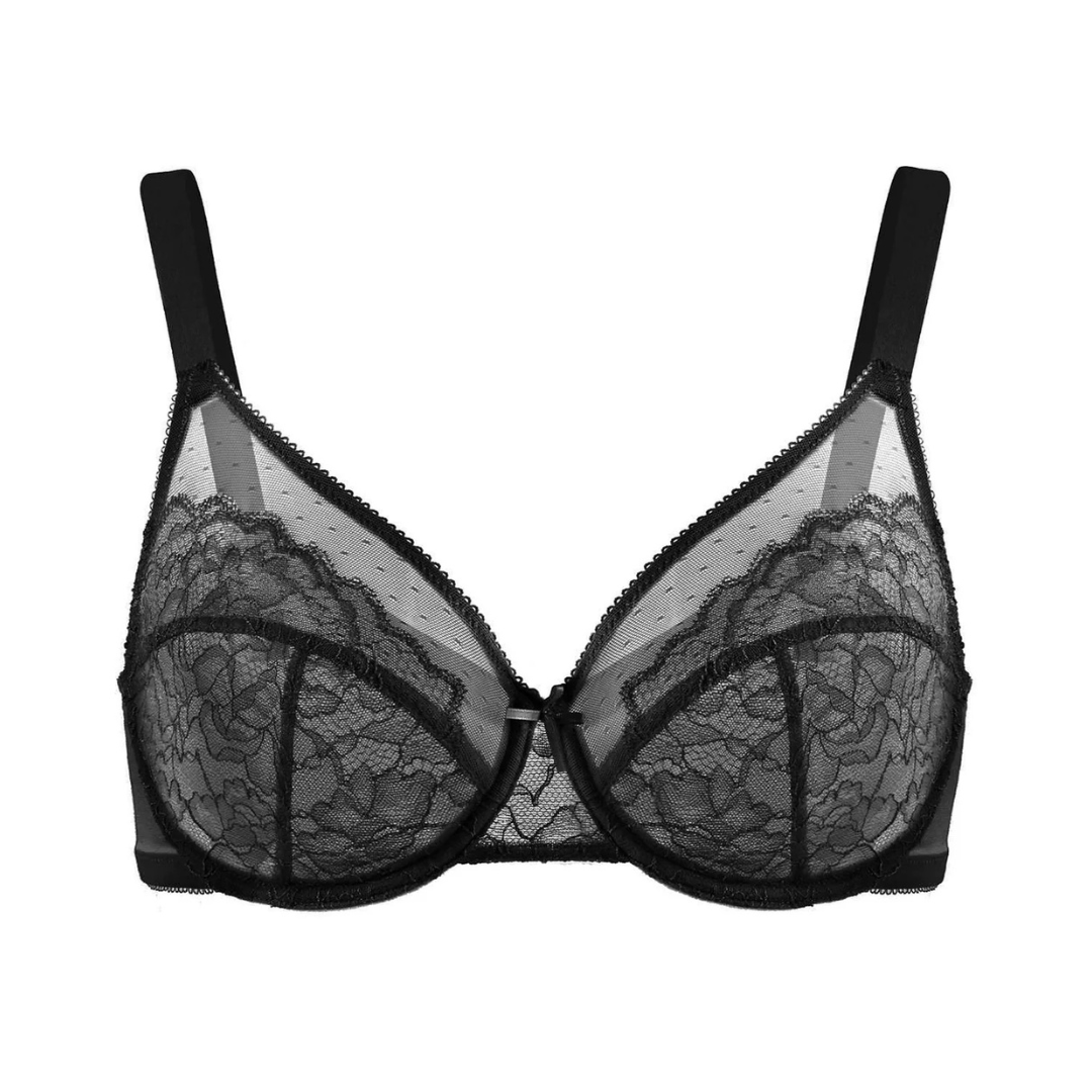 Berta® Full Coverage Lace Minimizer Bra