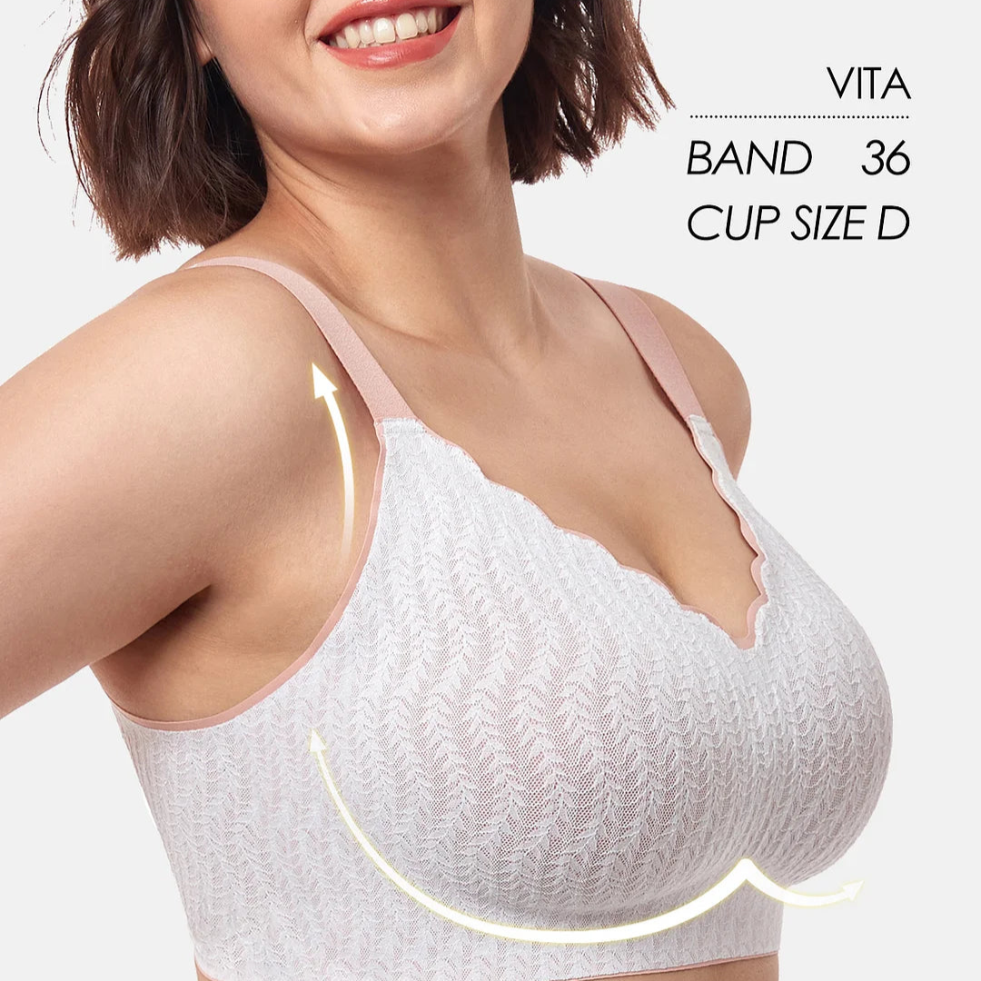 Berta® Two-Tone Lace Bra